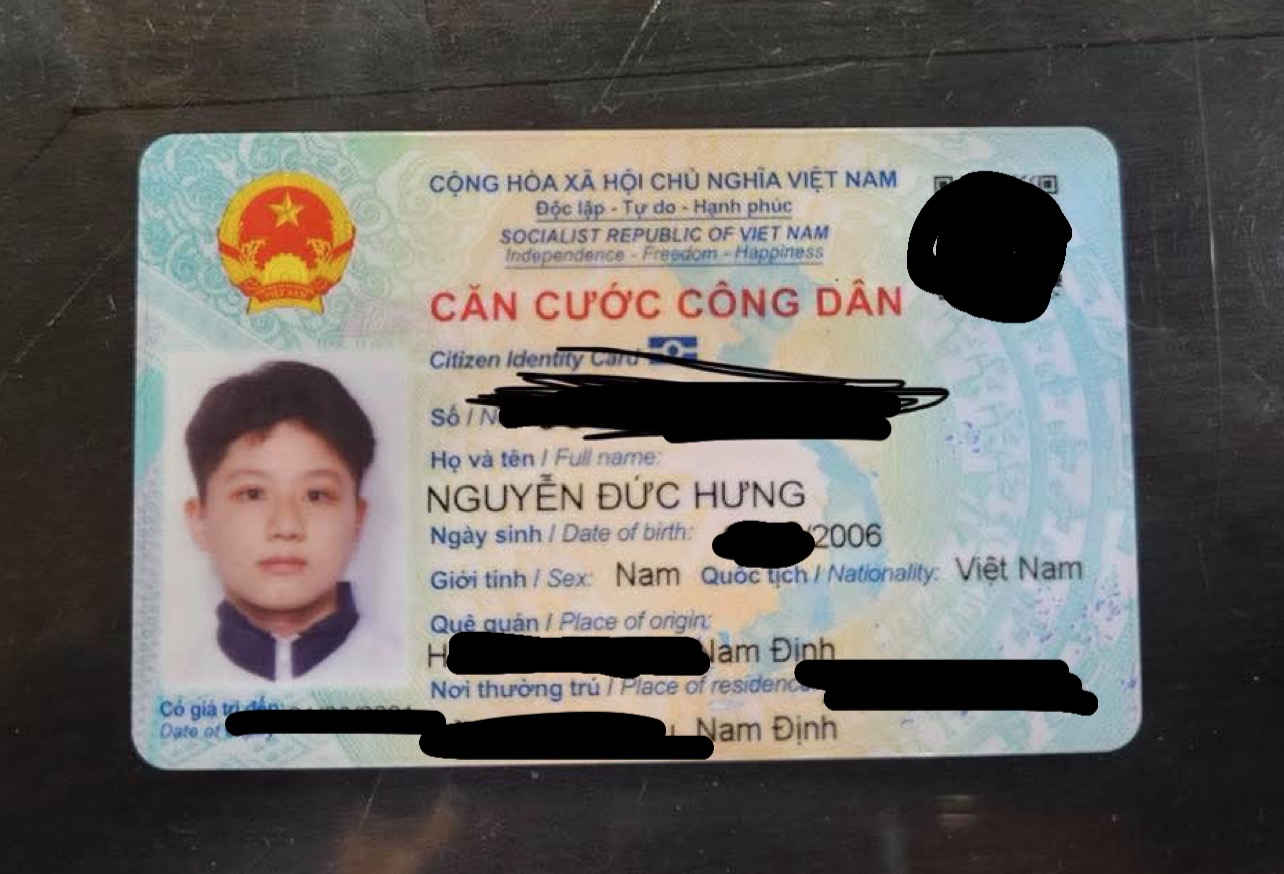 🆘 Rơi ví giấy tờ ở Hà Nội tên Nguyễn Đức Hưng 2006