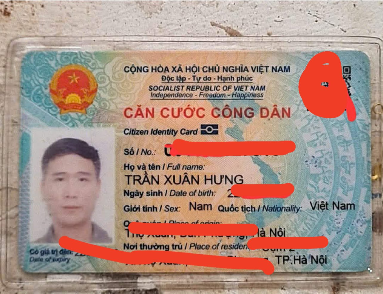 🆘 Rơi ví giấy tờ ở sân bay Tân Sơn Nhất tên Trần Xuân Hưng - Hà Nội