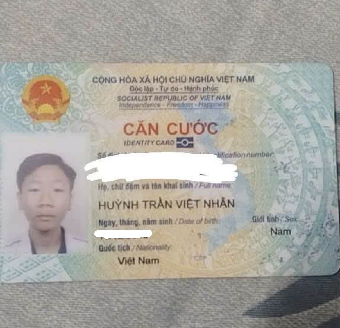 ‼️Hồ Chí Minh: Tìm ví giấy tờ có tên Huỳnh Trần Việt Trân