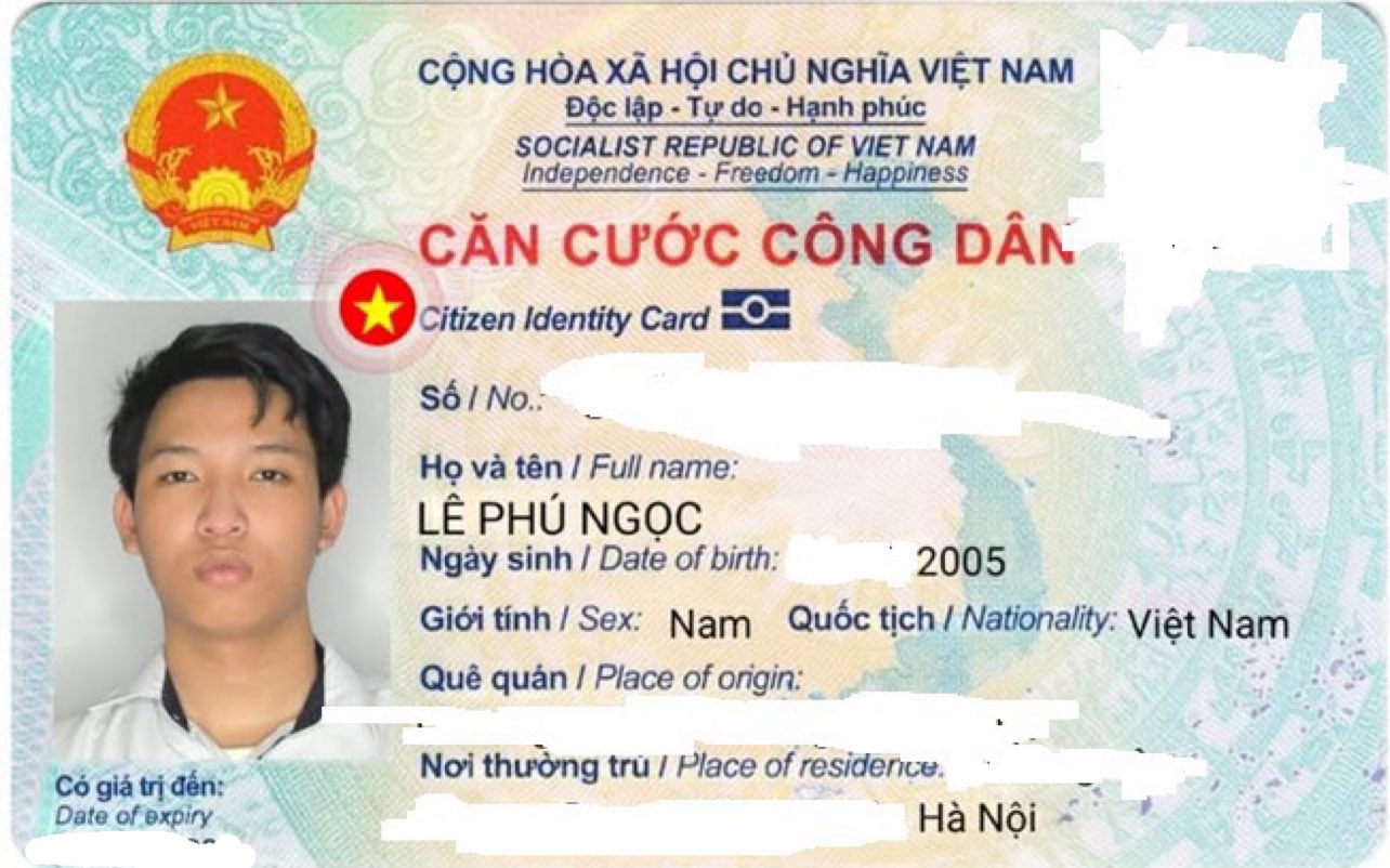 🆘🆘 Tìm ví giấy tờ rơi ở Thái Bình tên Lê Phú Ngọc 2005