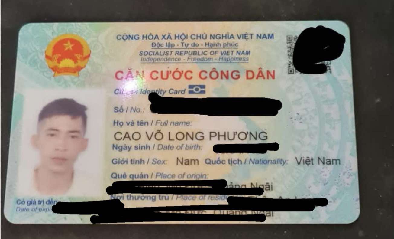 ‼️ Tìm 1 ví da màu đen rơi ở Bình Dương tên Cao Võ Long Phương