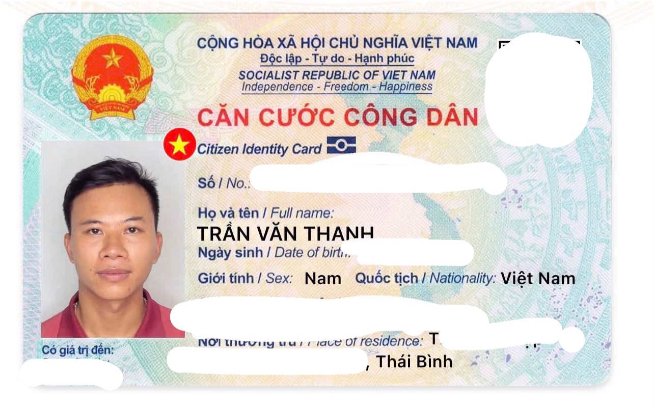 🆘 Rơi ví giấy tờ ở TpHCM tên Trần Văn Thanh - Thái Bình
