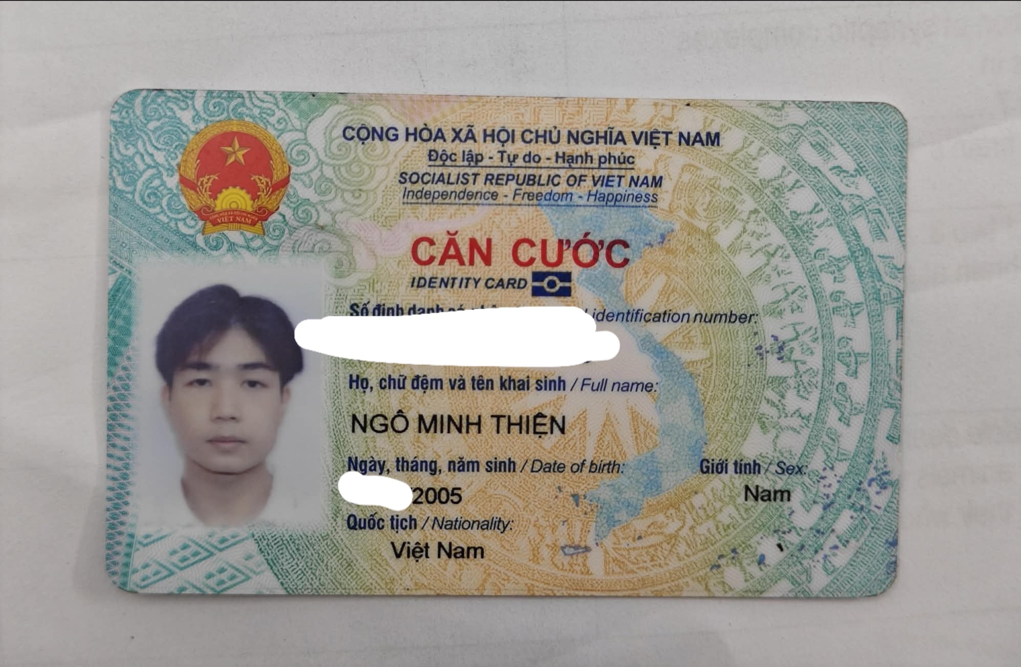 🆘 Rơi ví giấy tờ ở Hải Phòng tên Ngô Minh Thiện 2005 Hải Dương