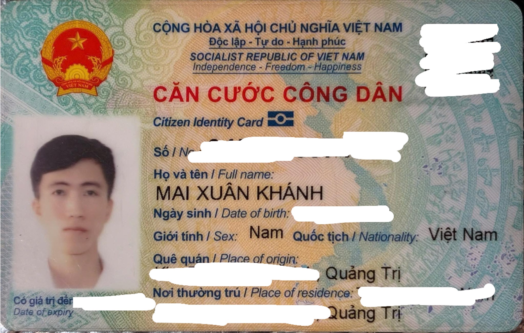 ‼️ Hồ Chí Minh: Tìm ví giấy tờ tên Mai Xuân Khánh