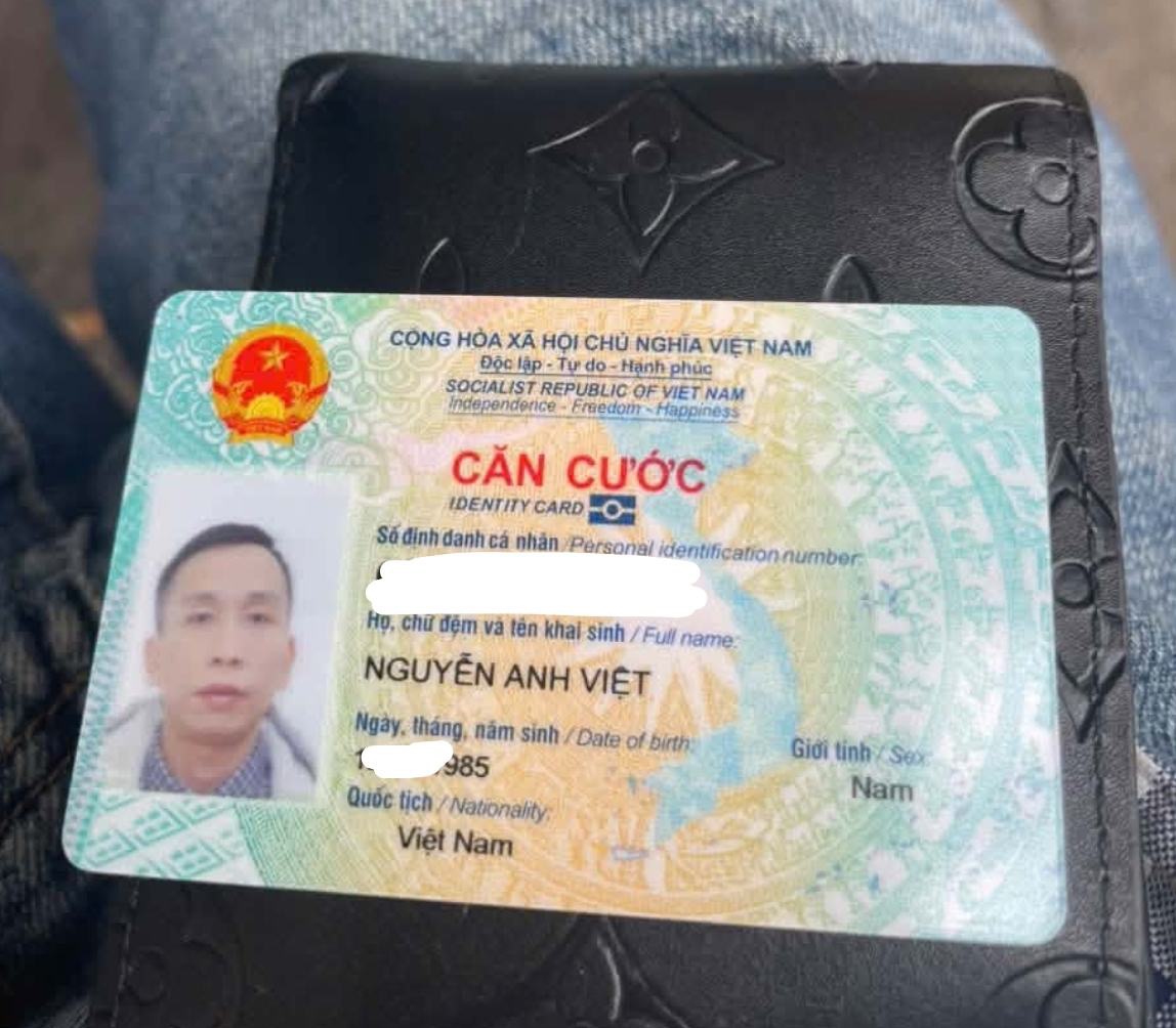 📌rơi ví tại Hà Nội tên Nguyễn Anh Việt 1985