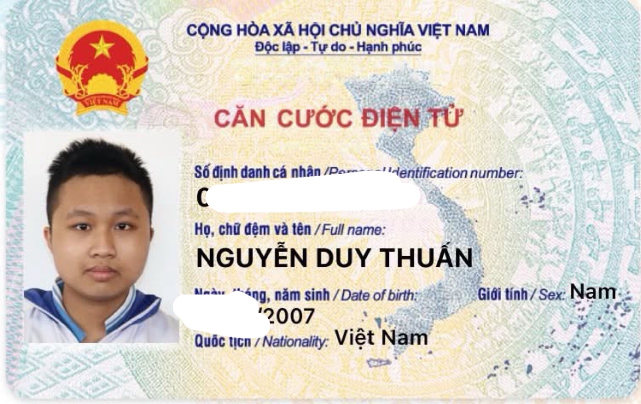 🆘 Rơi ví giấy tờ ở TPHCM tên Nguyễn Duy Thuấn 2007 Nghệ An