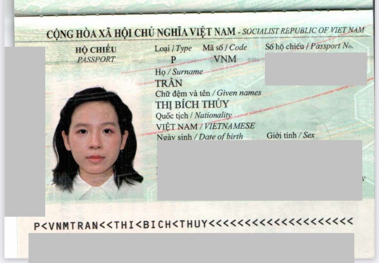 🆘 RƠI HỘ CHIẾU ở Hà Nội tên Trần Thị Bích Thuỷ