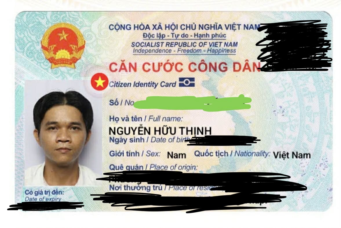 ‼️ Hồ Chí Minh :  Tìm ví giấy tờ tên Nguyễn Hữu Thịnh