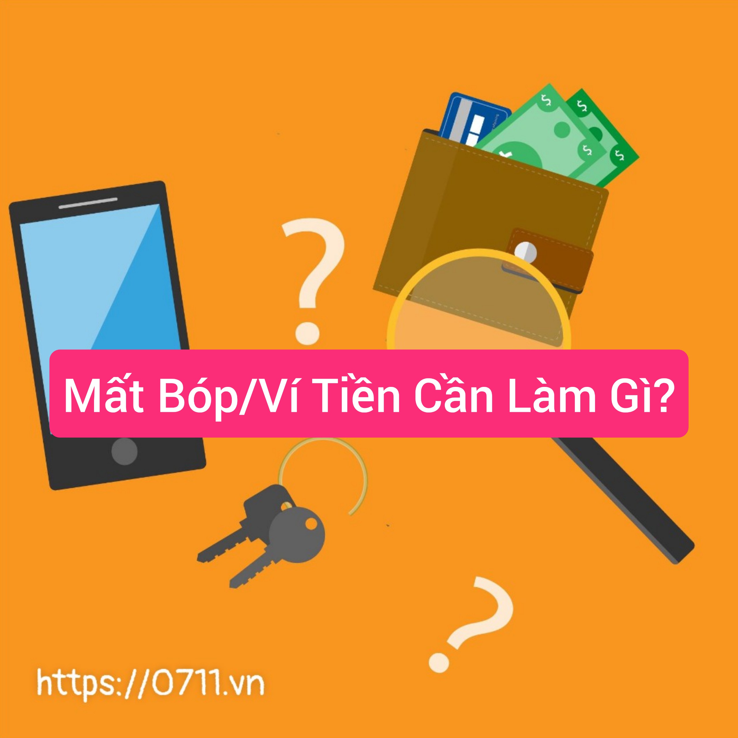 Cần Làm Gì Khi Bị Mất Bóp/Ví Tiền, Giấy Tờ.