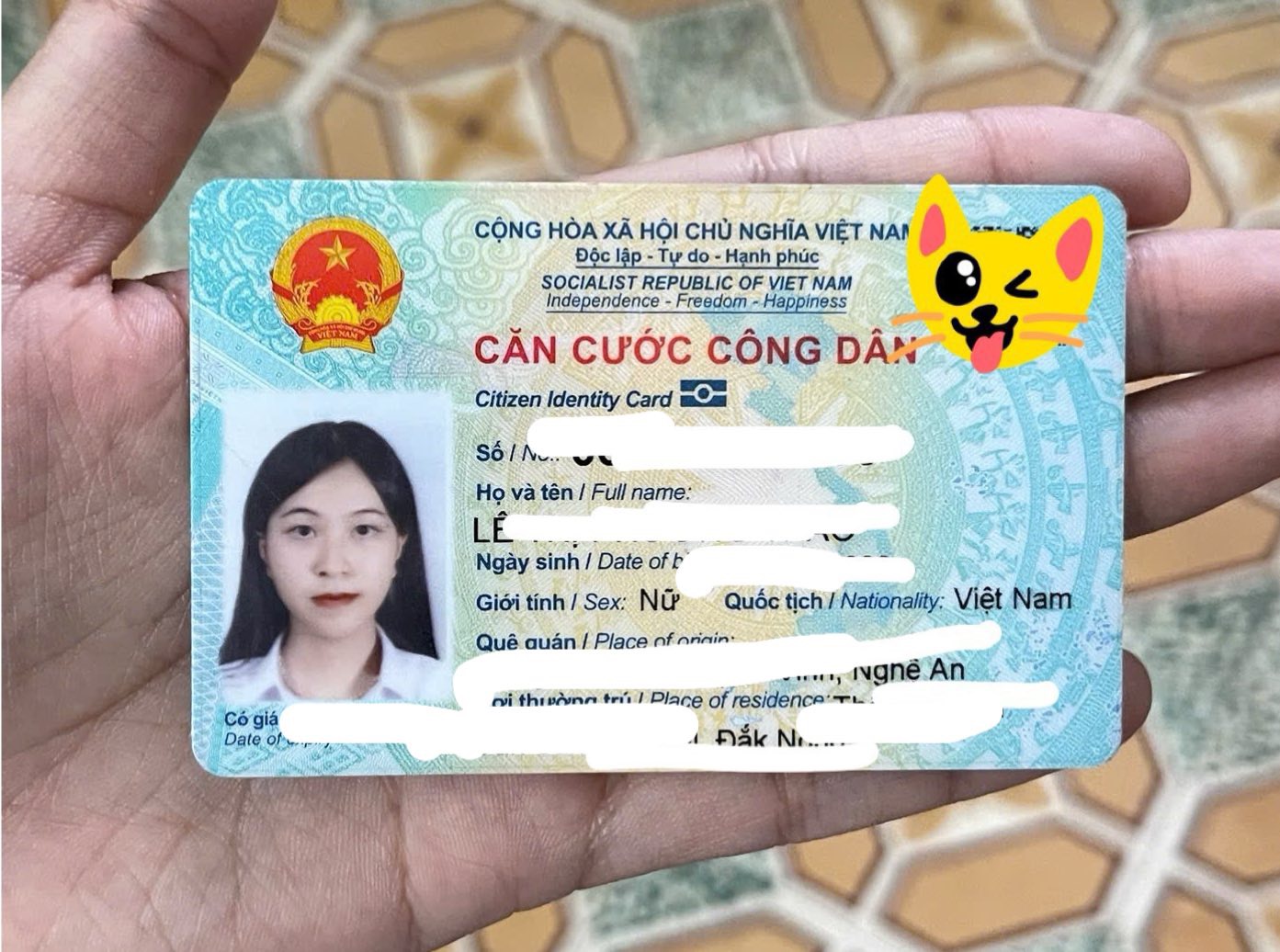 🆘 Rơi ví giấy tờ ở Thừa Thiên Huế tên Lê Thị Phương Thảo 2003 Đăk Nông