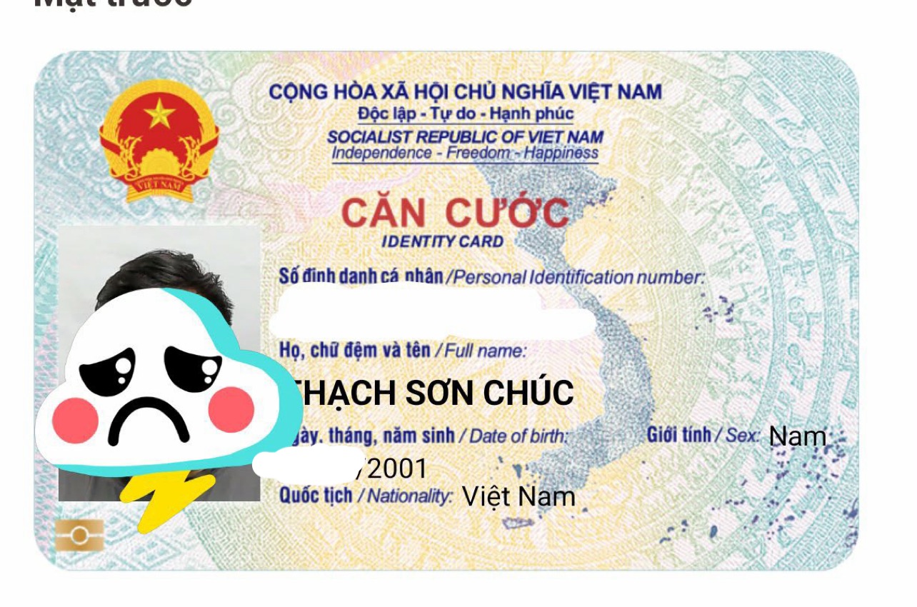 🆘 Rơi ví giấy tờ ở TPHCM tên Thạch Sơn Trúc 2001 Cần Thơ