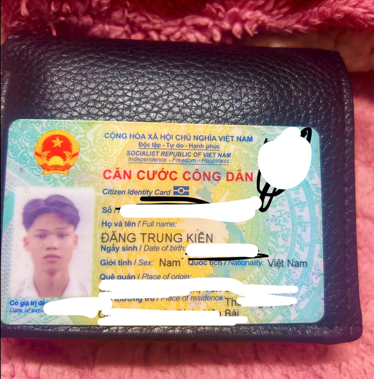 🆘 Rơi ví giấy tờ ở Hà Nội tên Đặng Trung Kiên