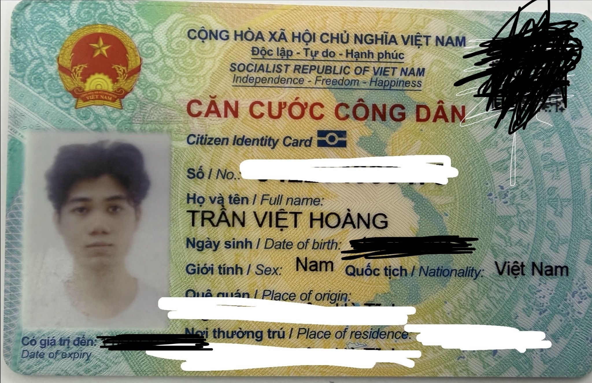 ‼️ Hà Nội :  Tìm ví giấy tờ có tên Trần Việt Hoàng
