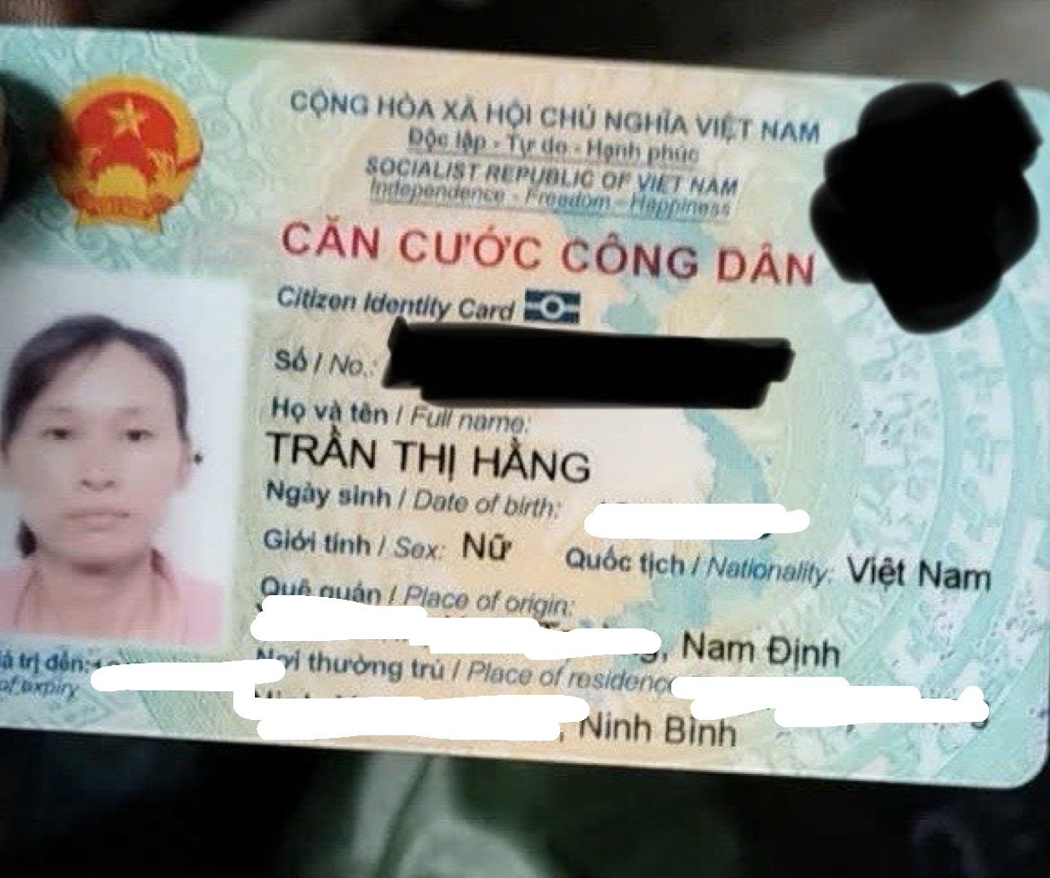 ‼️Ninh Bình:  Tìm ví giấy tờ tên Trần Thị Hằng