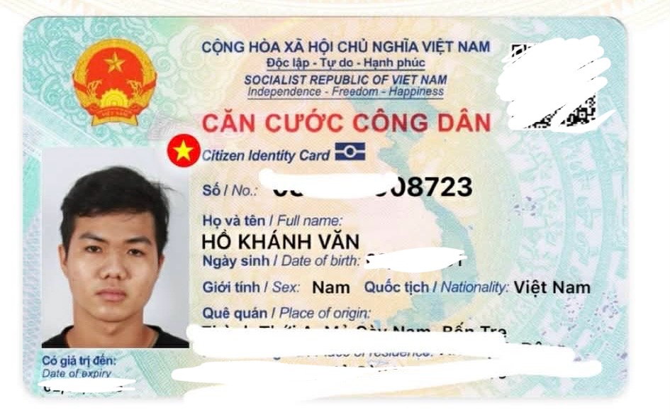 Tìm ví và giấy tờ Hồ Khánh Văn 2001, rơi ở TP HCM