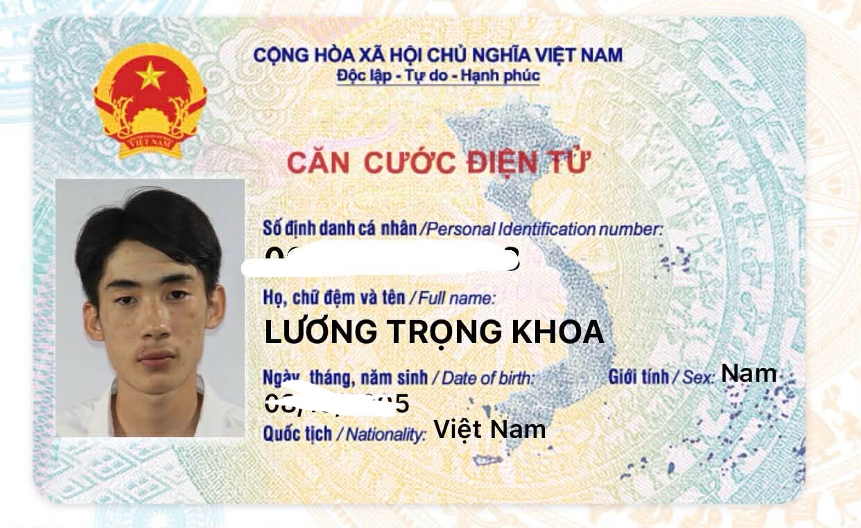 Tìm ví và giấy tờ tên LƯƠNG TRỌNG KHOA, rơi tại TP HCM