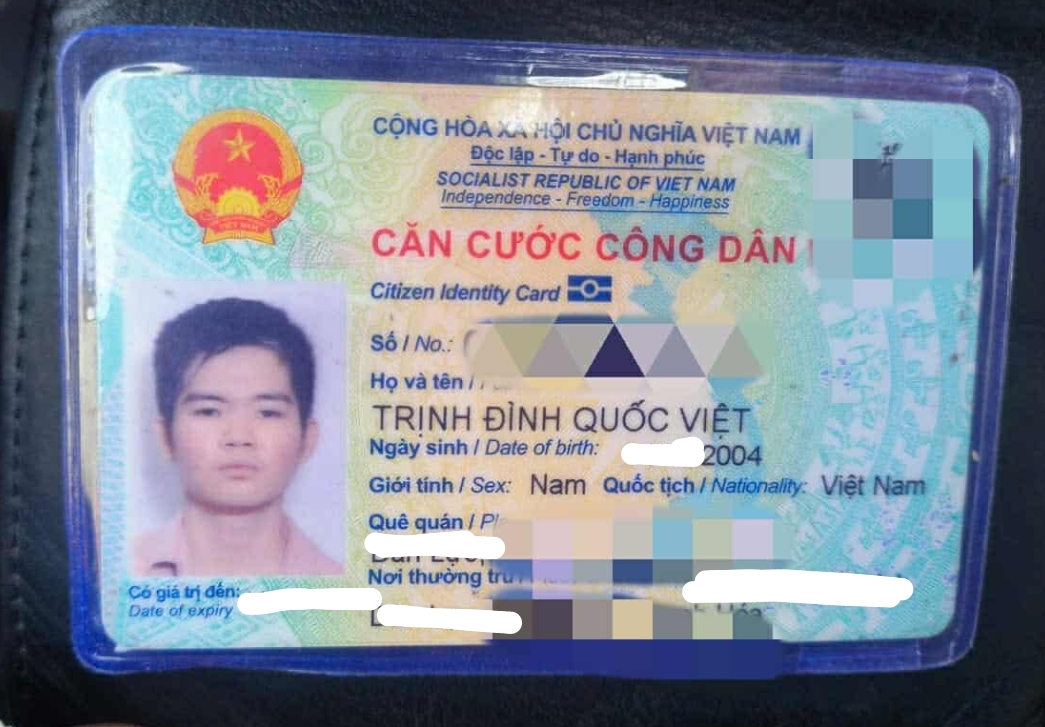 📌 Rơi ví tên Trịnh Đình Quốc Việt 2004 tại TP HCM 