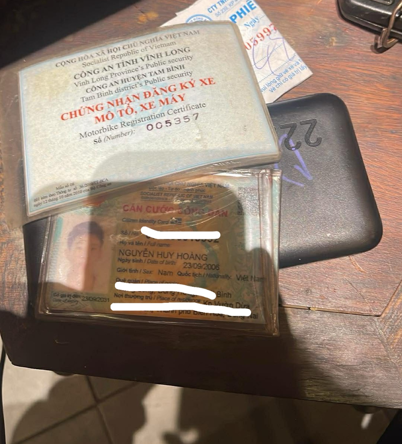 em chào mng ạ , em đăng bài để tìm lại ví tiền đoạn từ cây xăng long bình qa kcn tân cảng đến vũng tàu