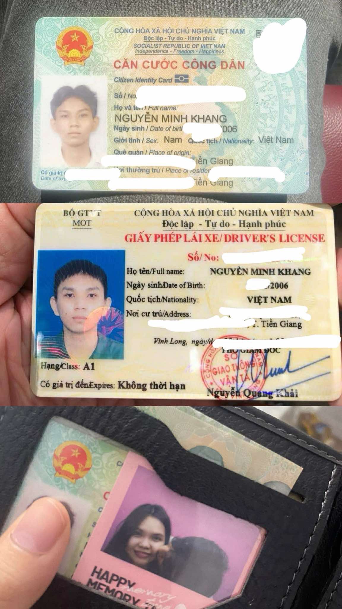 🆘 Tìm ví giấy tờ rơi ở tpHCM tên Nguyễn Minh Khang