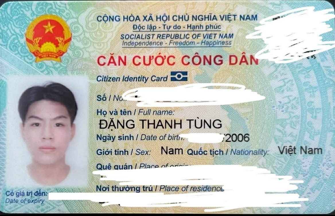 📌 rơi ví tại TP HCM tên Đặng Thanh Tùng 2006