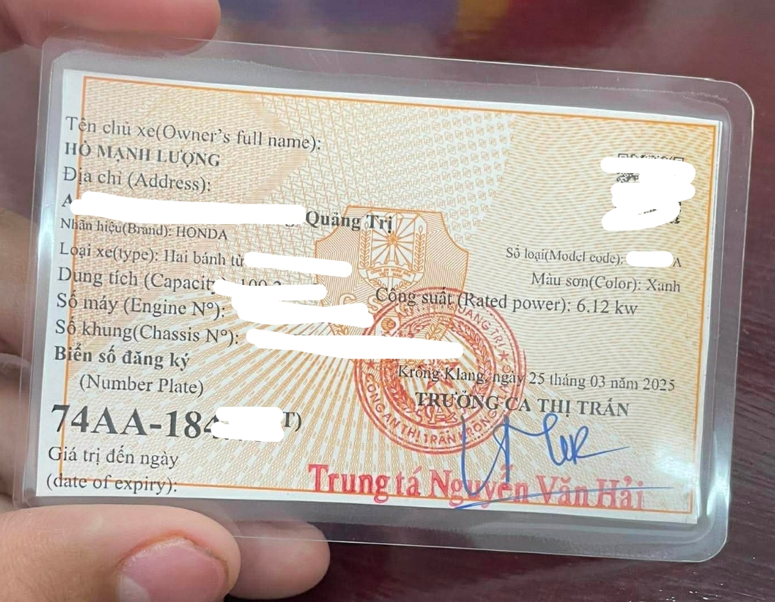 📌 Rơi ví tại Đà Nẵng tên Hồ Mạnh Lượng 