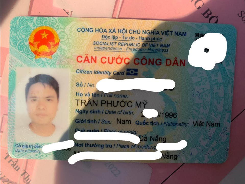 Tìm Giấy Tờ rơi ở Đà Nẵng tên Trần Phước Mỹ