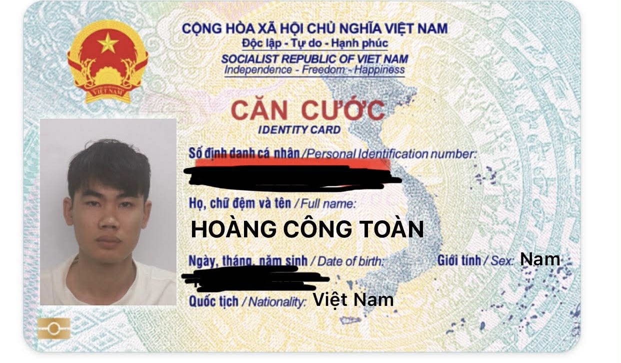 Rơi ví Hồ Chí Minh tên Hoàng Công Toàn