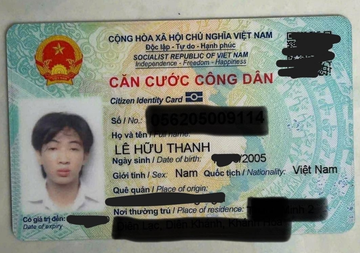 📌 Rơi ví tên Lê Hữu Thanh 2003 tại TP HCM