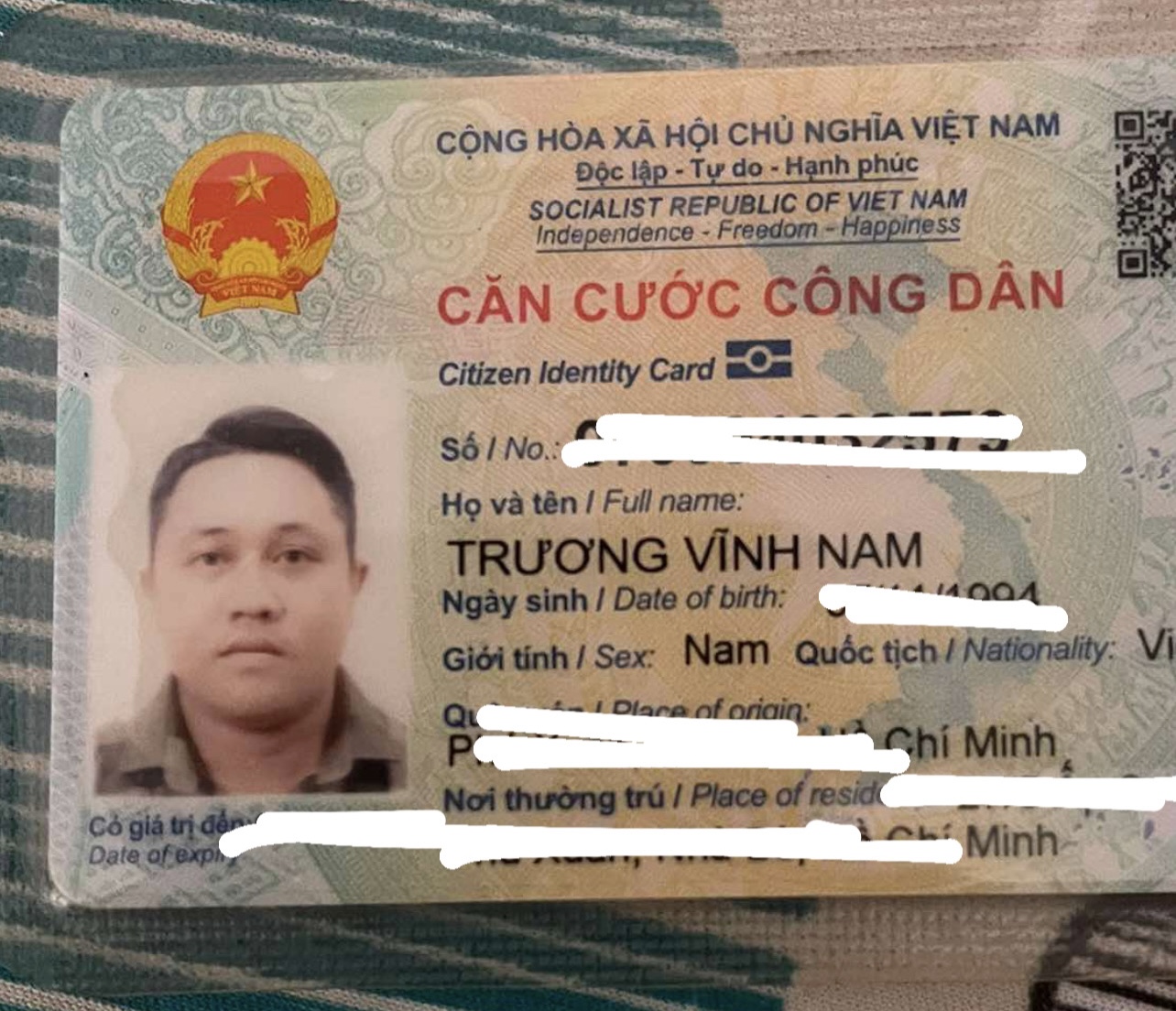 Rơi ví Hồ Chí Minh tên Trương Vĩnh Nam 1994