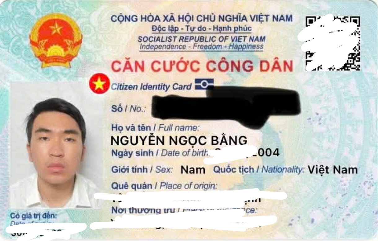 📌 rơi ví tại Hà Nội tên Nguyễn Ngọc Bằng 2004