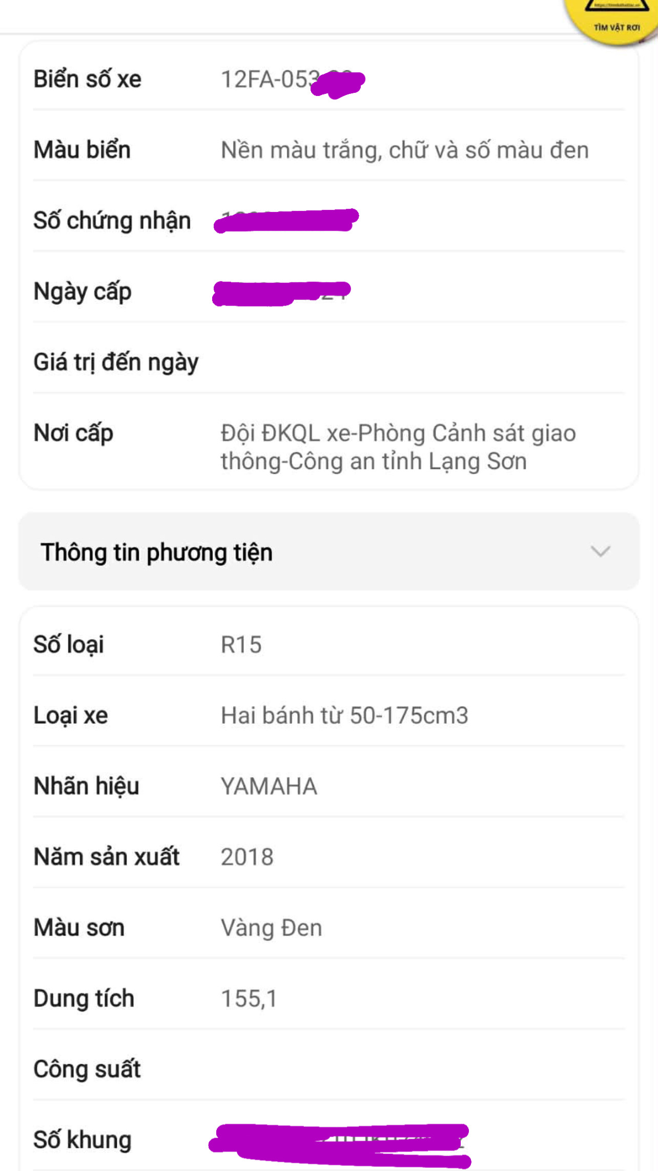 Rơi ví Bắc Ninh tên Luân Việt Chuyên 2001