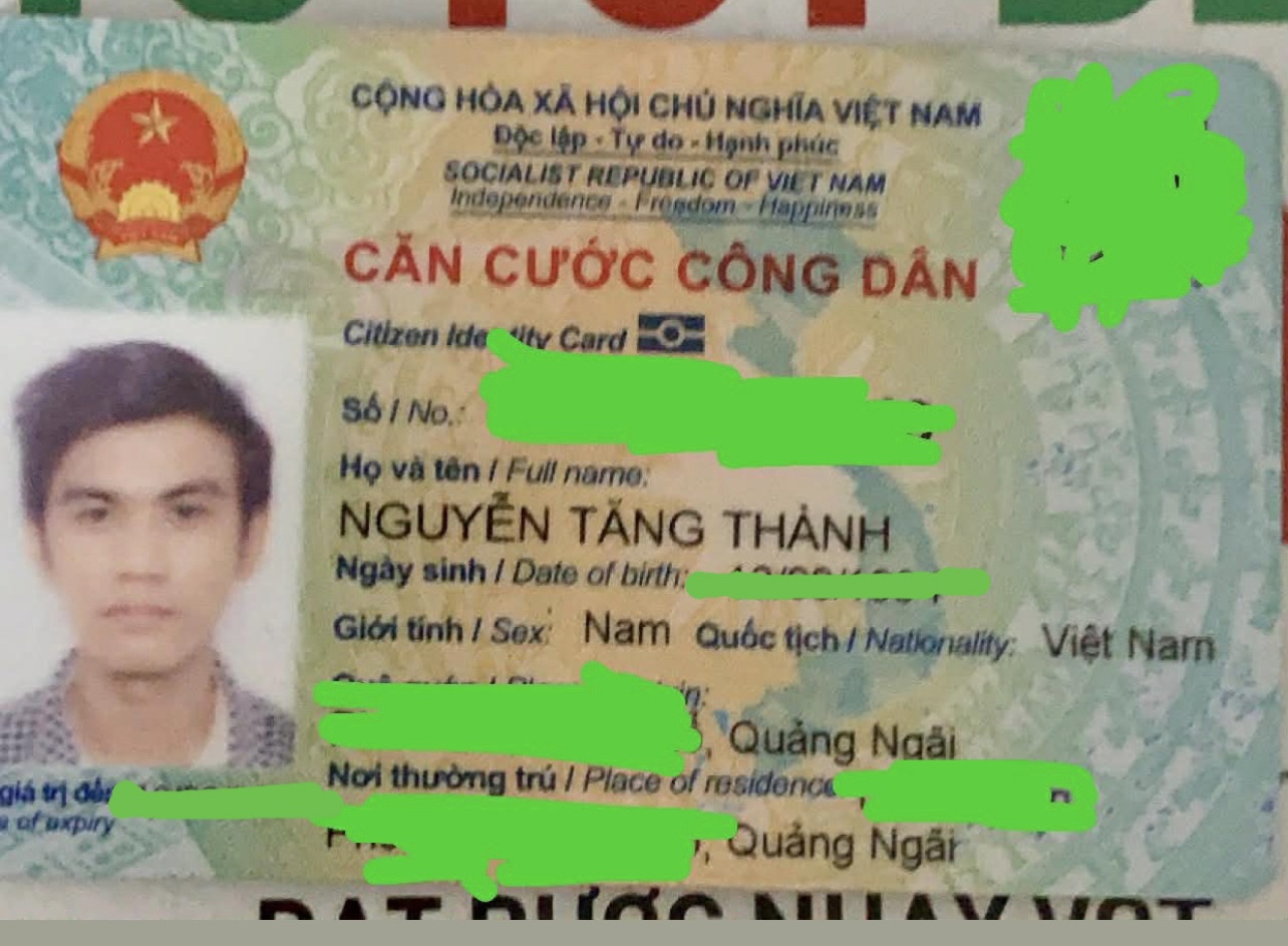 Rơi ví Hồ Chí Minh tên Nguyễn Tăng Thành 1984