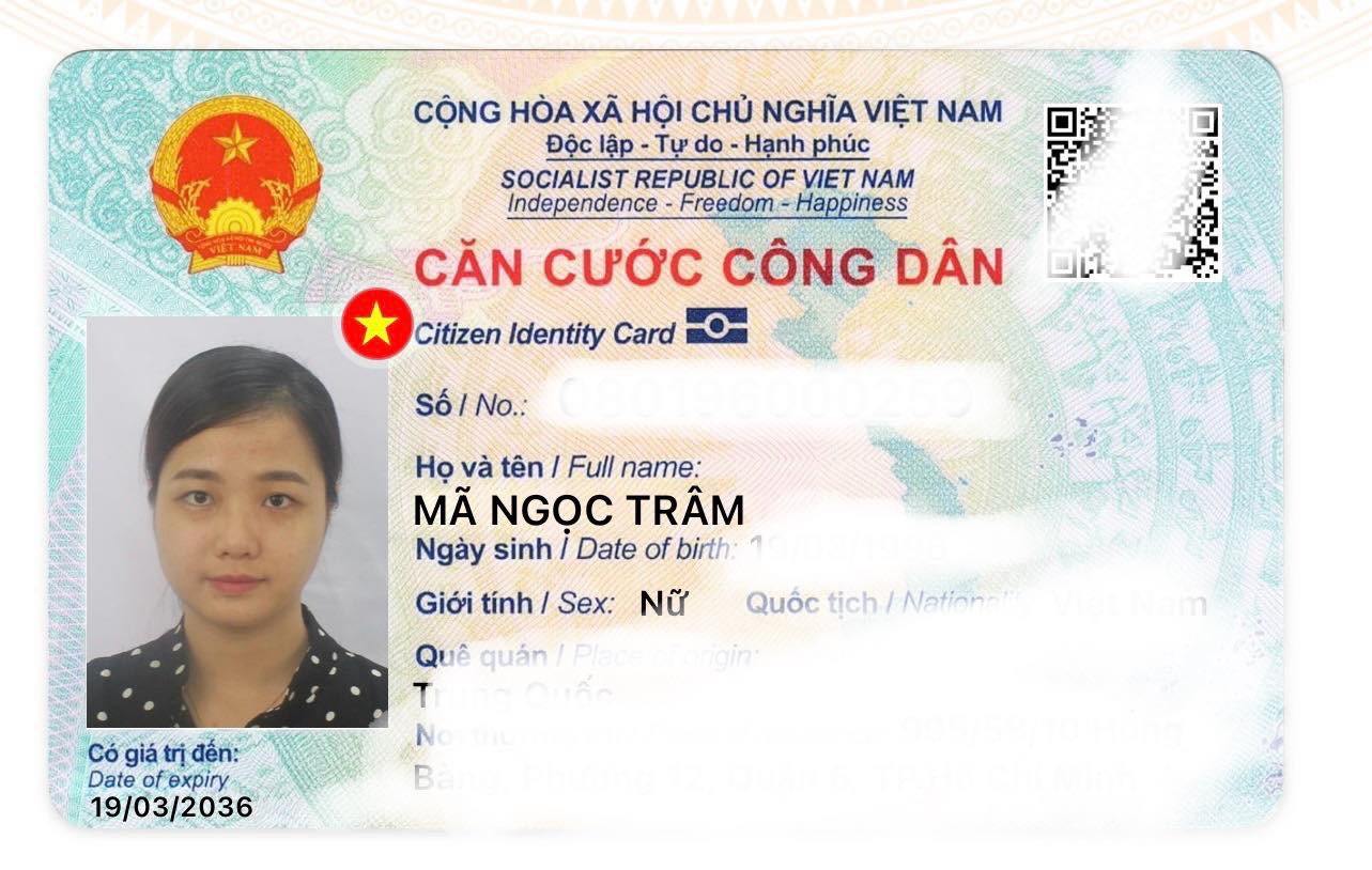 Rơi ví Hồ Chí Minh tên Mã Ngọc Trâm 1996