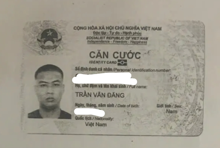 📌 rơi ví tại Hà Nội tên Trần Văn Đăng 1990