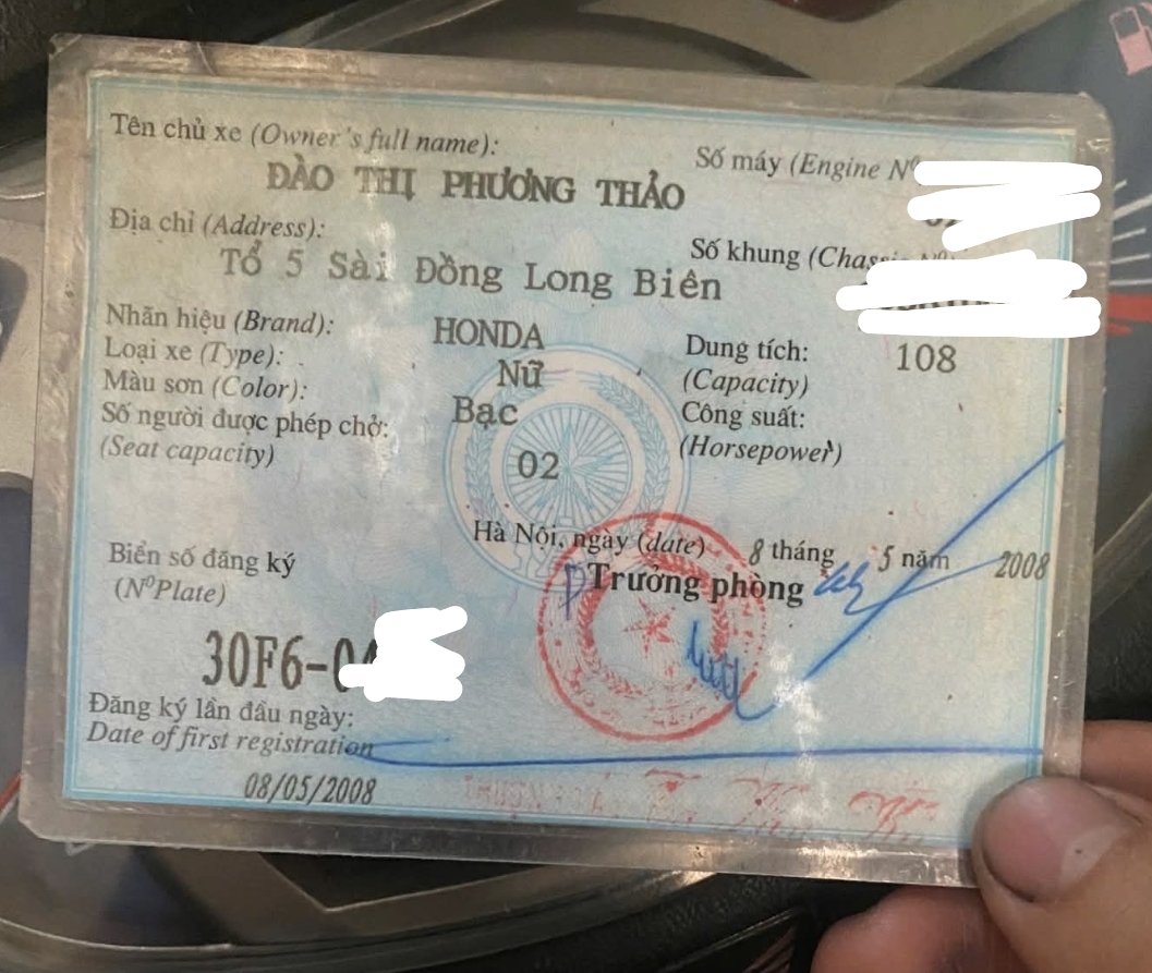 📌 rơi ví tên Đỗ Thành Nam tại Hà Nội