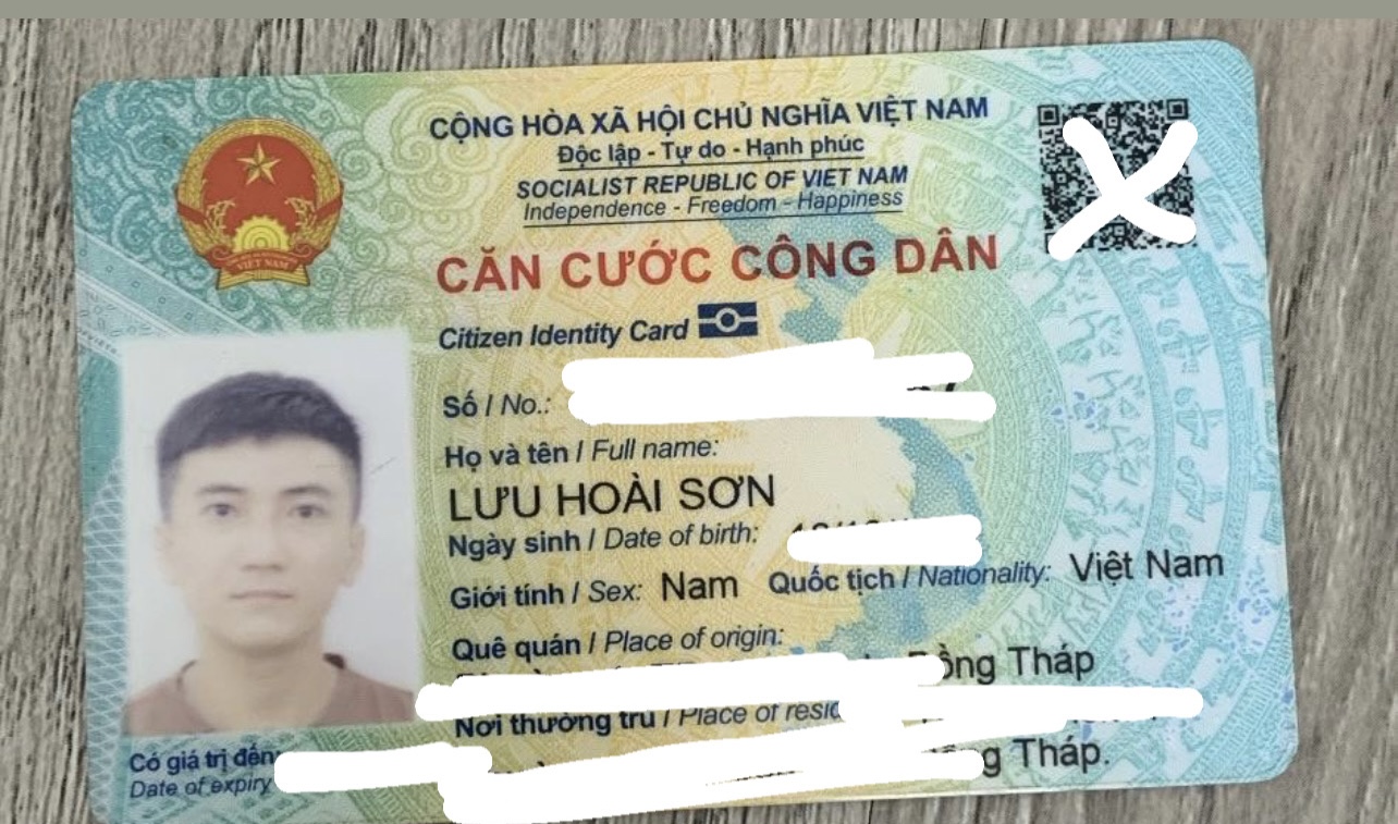 Rơi ví Cần Thơ tên Lưu Hoài Sơn