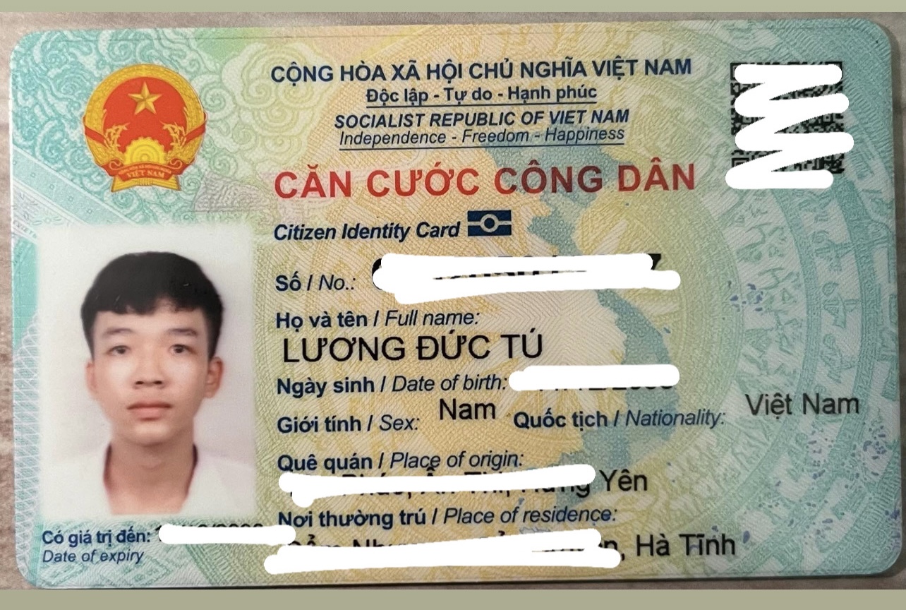Rơi ví Hồ Chí Minh tên Lương Đức Tú