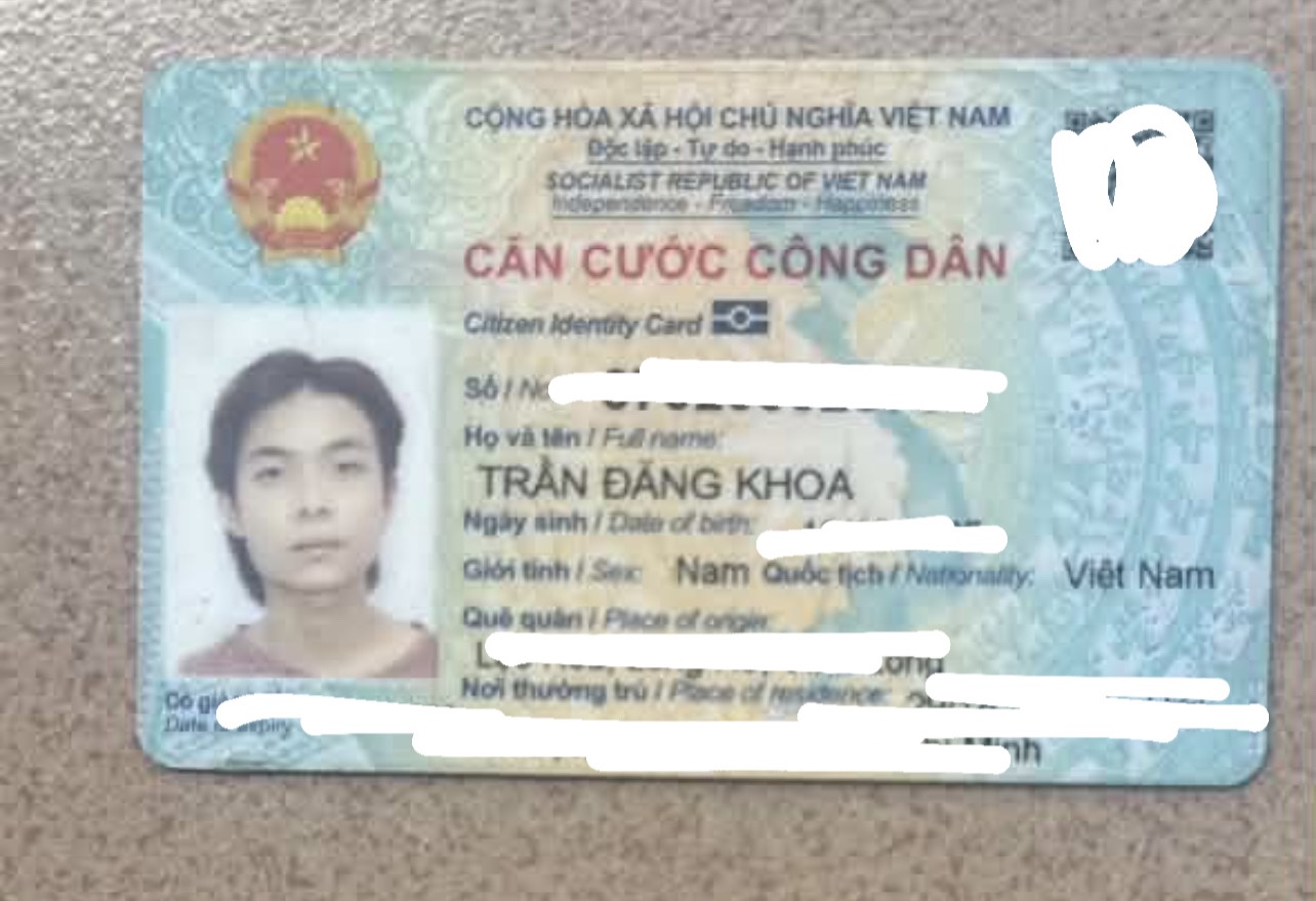 Rơi ví Hồ Chí Minh tên Trần Đăng Khoa