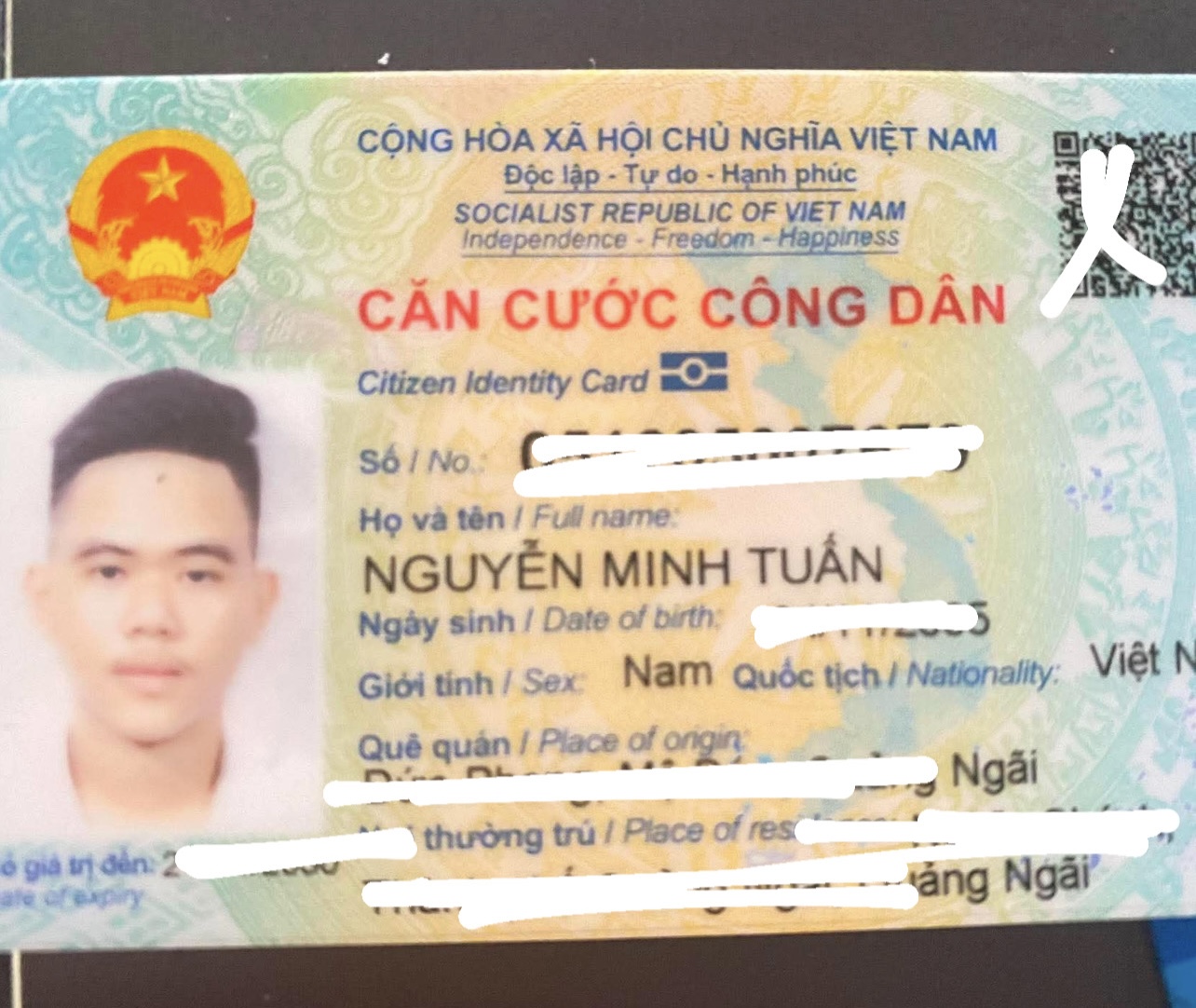 Rơi ví Hồ Chí Minh tên Nguyễn Minh Tuấn