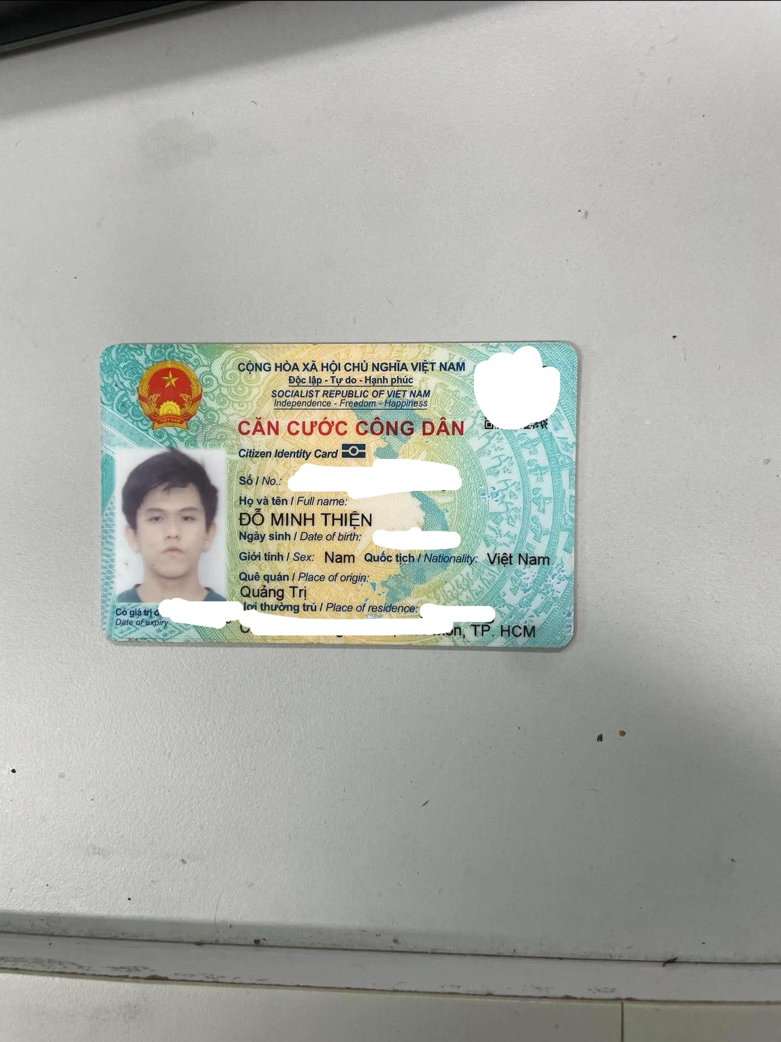 ‼️Hồ Chí Minh : Tìm ví màu đen có giấy tờ tên Đỗ Minh Thiện