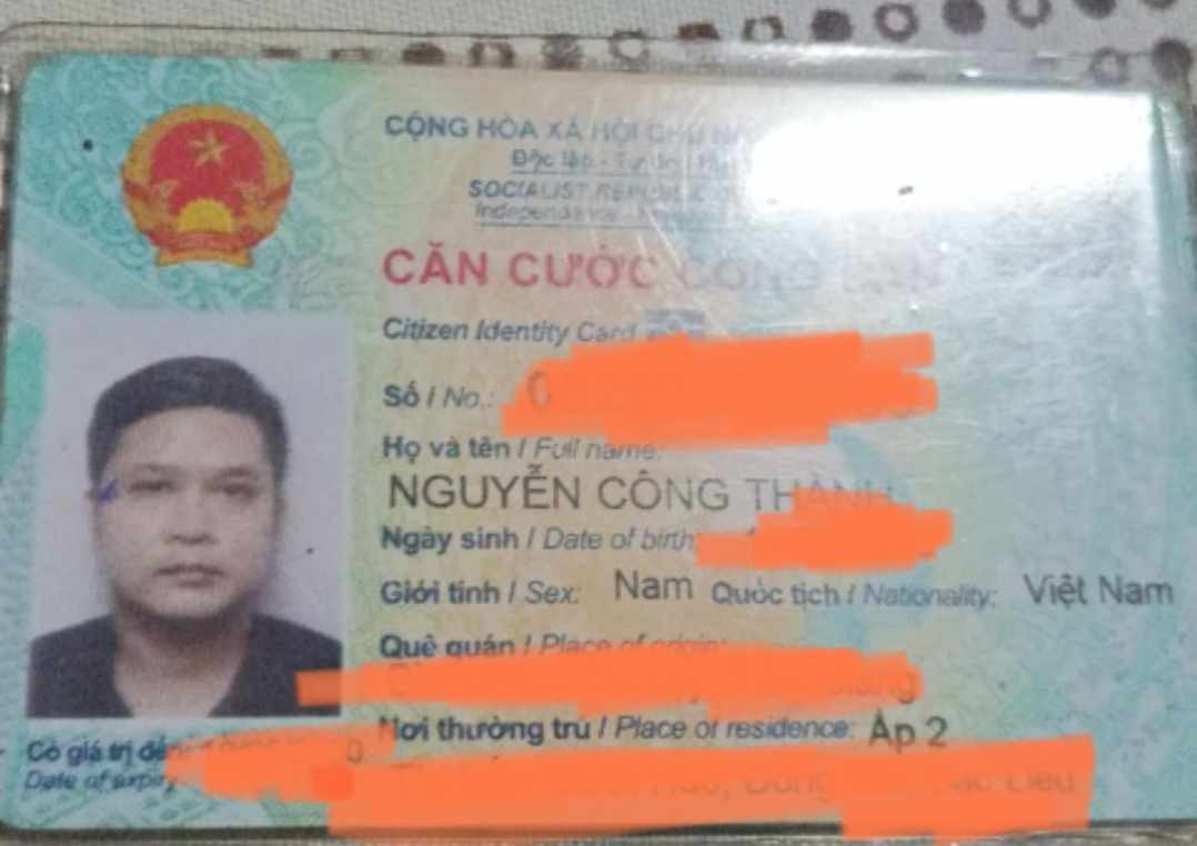 ‼️Hồ Chí Minh : Tìm ví màu đen có giấy tờ tên Nguyễn Công Thành