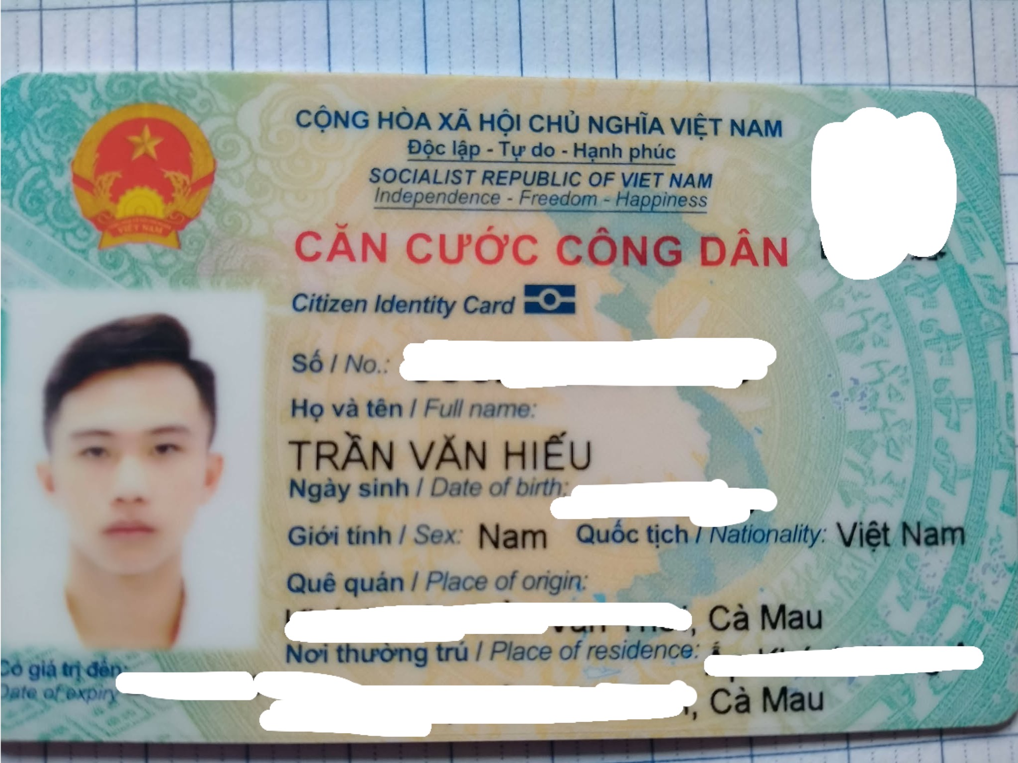 ‼️Hồ Chí Minh : Tìm ví màu đen có giấy tờ tên Trần Văn Hiếu