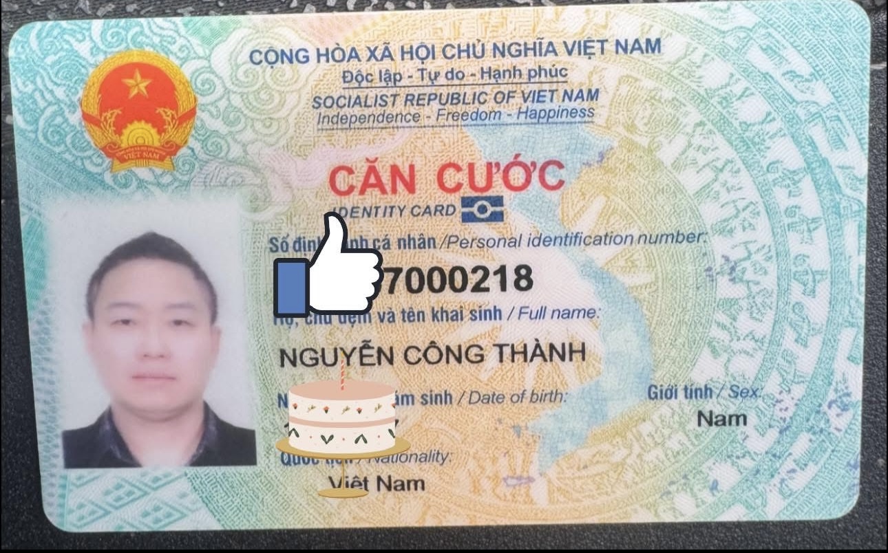 Tìm Giấy Tờ Bị Rơi, Rớt Nguyễn Công Thành 𝟬𝟰𝟬𝟬𝟴𝟳𝟬𝟬𝟬𝟮𝟭𝟴 Trương Định, Tân Mai, Hà Nội