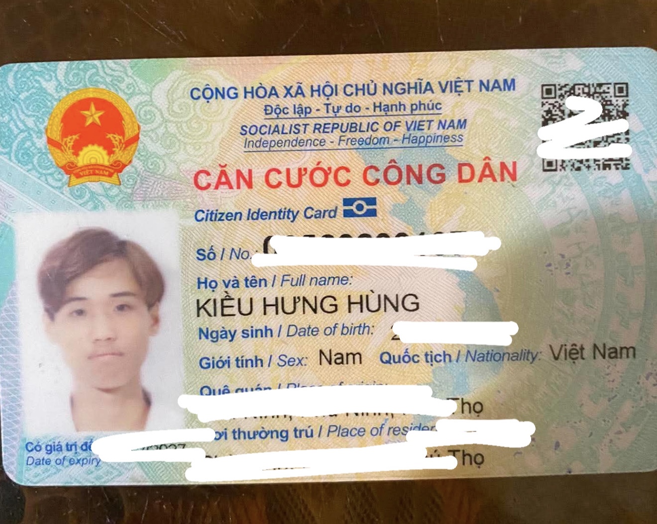 Rơi ví Hà Nội tên Kiều Hưng Hùng 2002