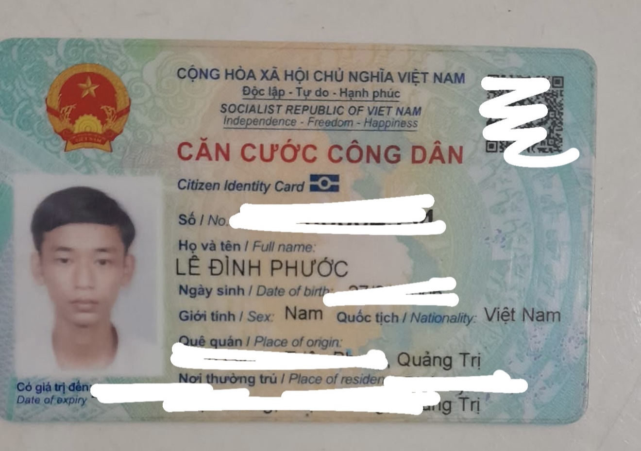 Rơi ví ở Huế tên Lê Đình Phước 2006