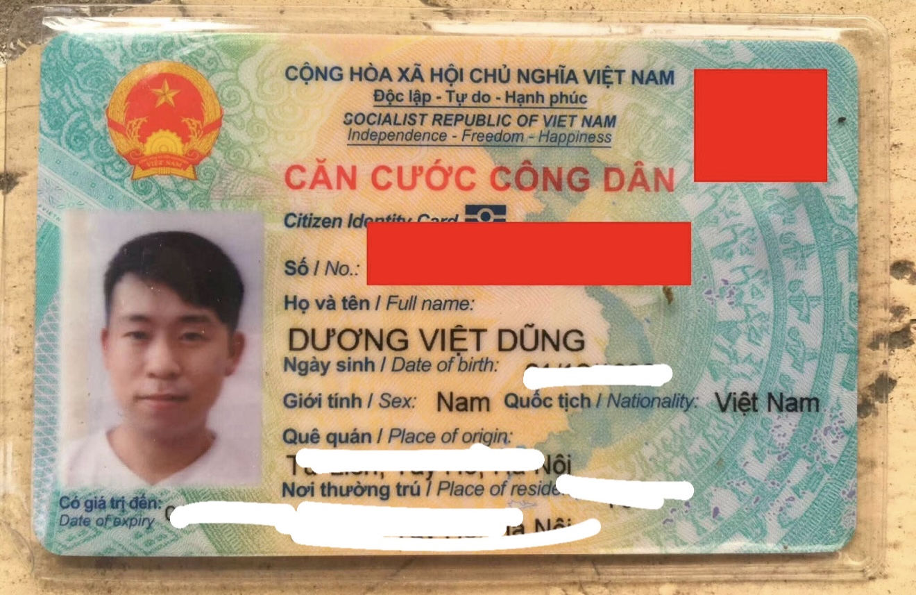 Rơi ví Hà Nội tên Dương Việt Dũng 1993