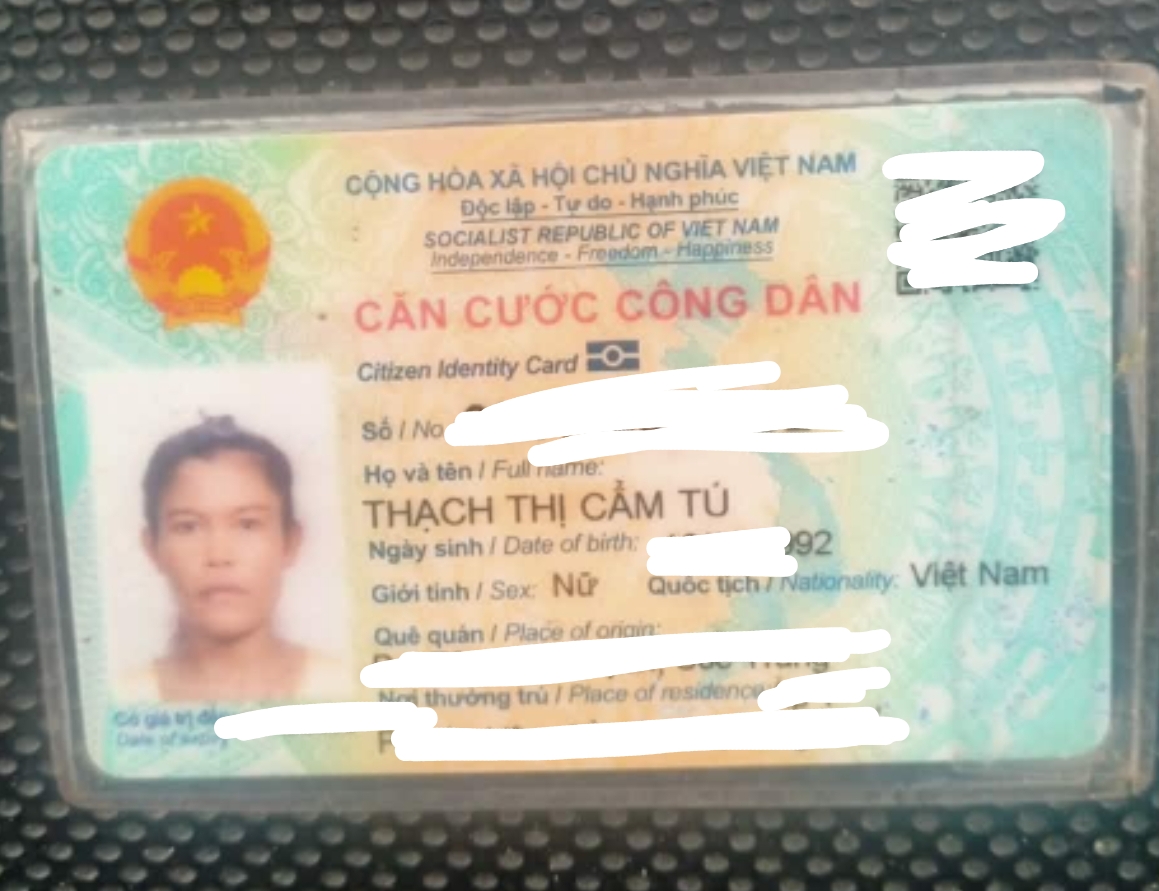 📌 rơi ví tại TP HCM tên Thạch Thị Cẩm Tú