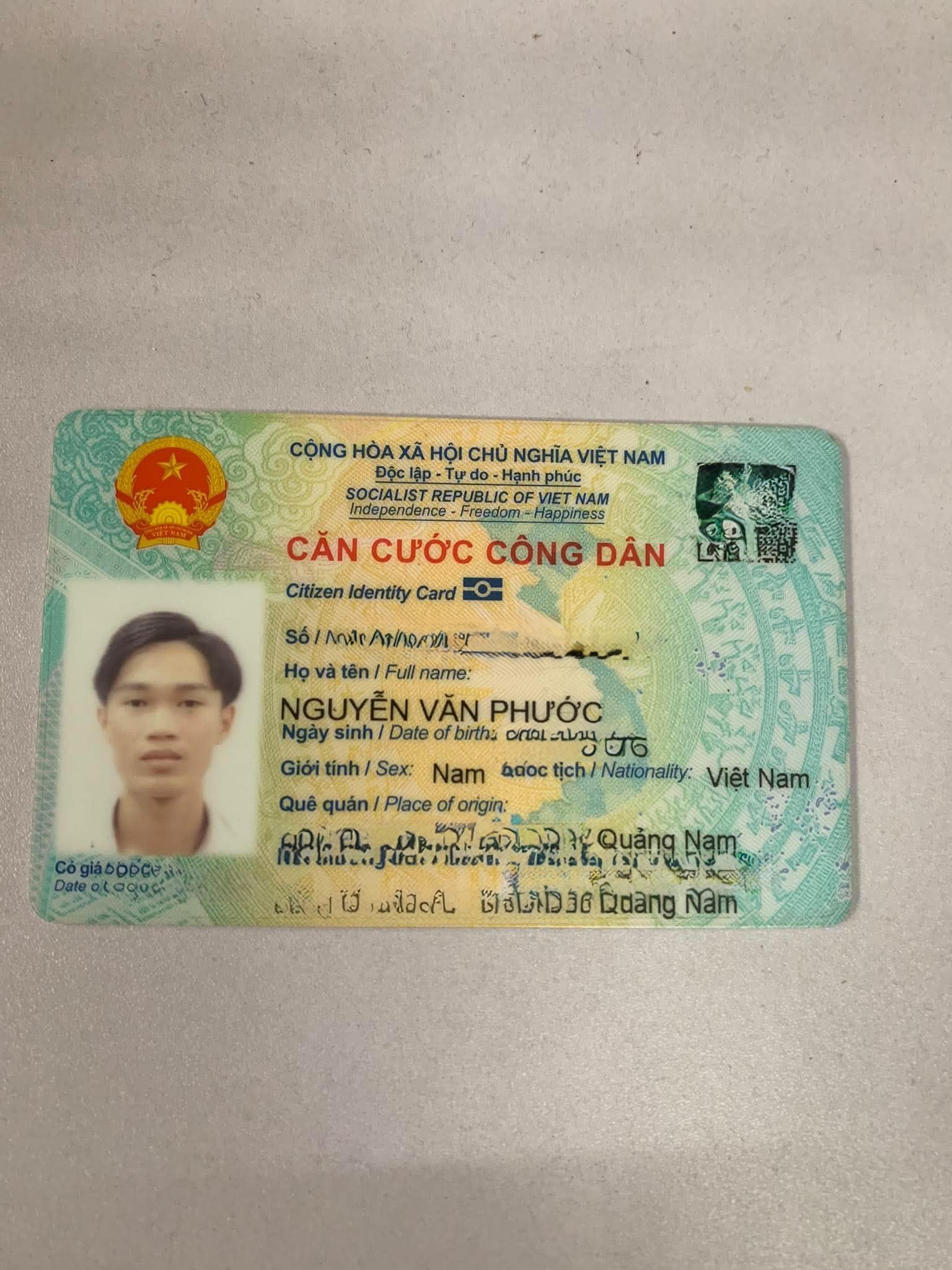 Rơi ví ở Đà Nẵng tên Nguyễn Văn Phước 2005