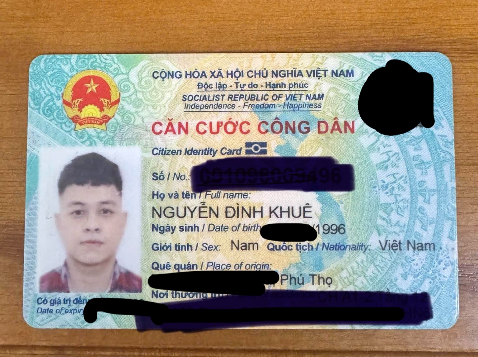 🆘 TÌM VÍ GIẤY TỜ RƠI Ở HÀ NỘI TÊN NGUYỄN ĐÌNH KHUÊ 1996
