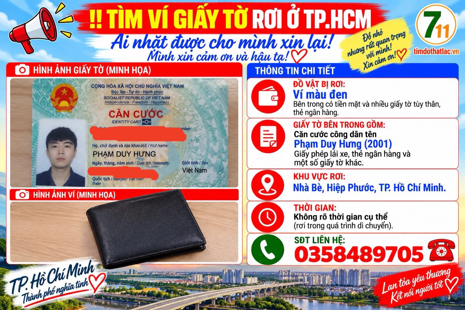 Tìm ví ở TP HCM tên Phạm Duy Hưng 2k1